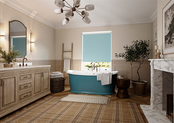 The British Stripe Co. Catherine, Notting Hill No.4 - Roller Blind - Image 7